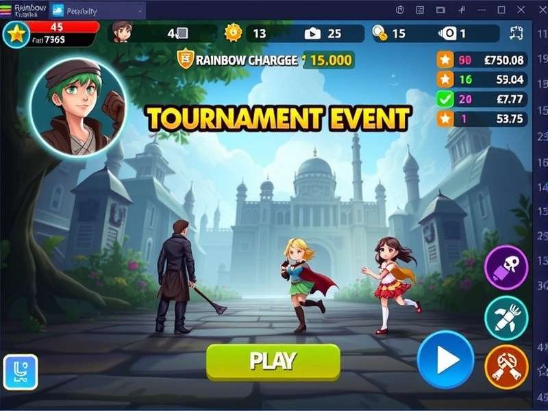 Rainbow Charge Kolkata Front character selection screen